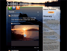 Tablet Screenshot of cokerministries.com